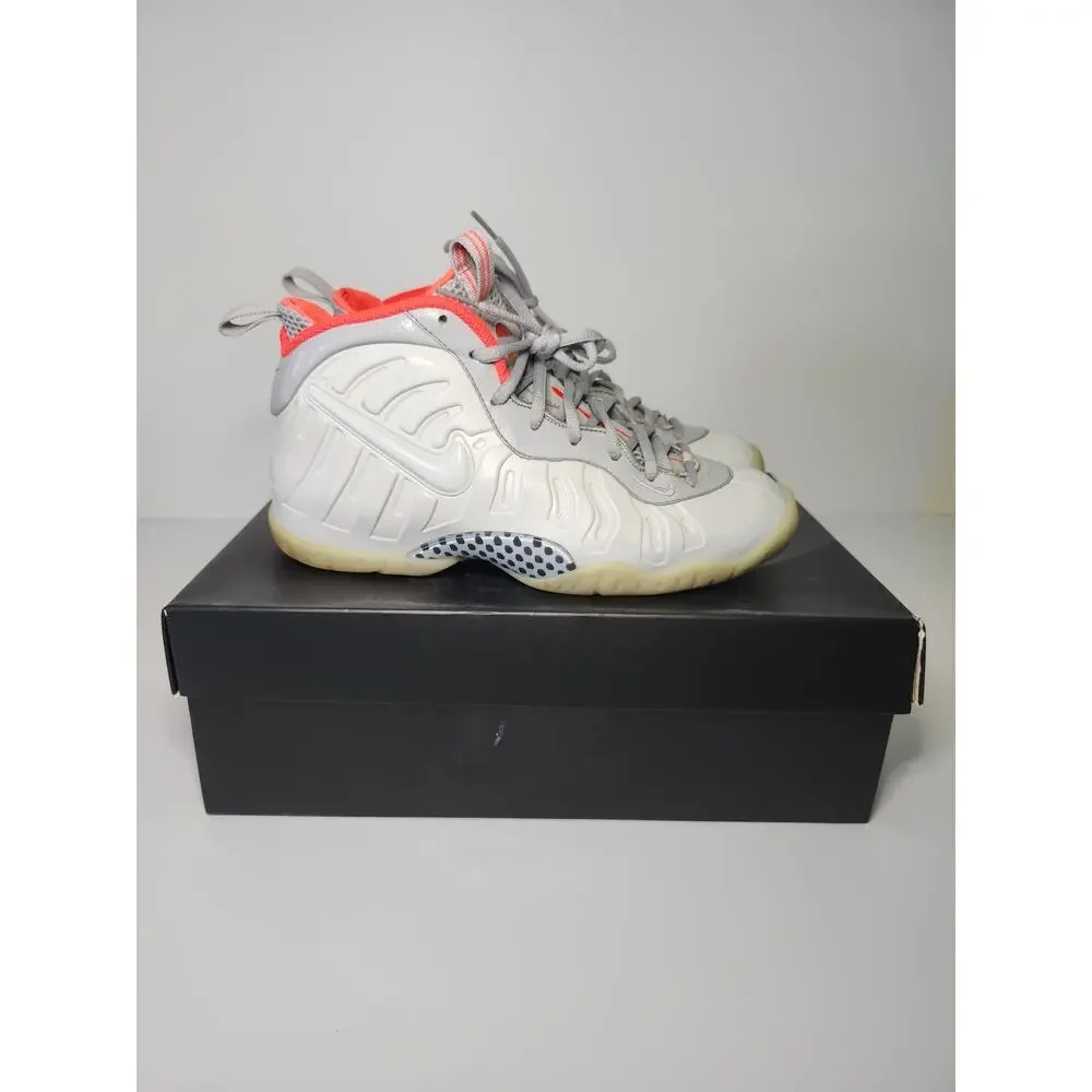 Nike Little Posite Pro Pure Platinum 7Y Athletic Sneaker Streetwear With Box